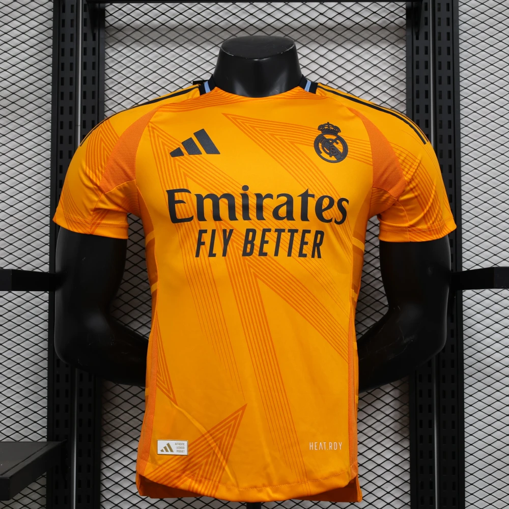 Футболка Real Madrid Away 24/25 Top orange #1
