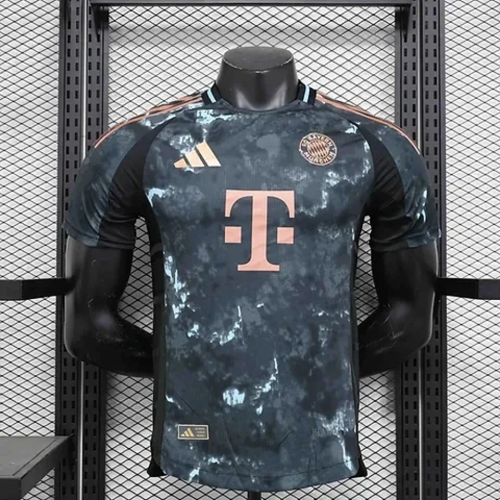 Футболка Bayern Munich Away 24/25 Top black/red #1