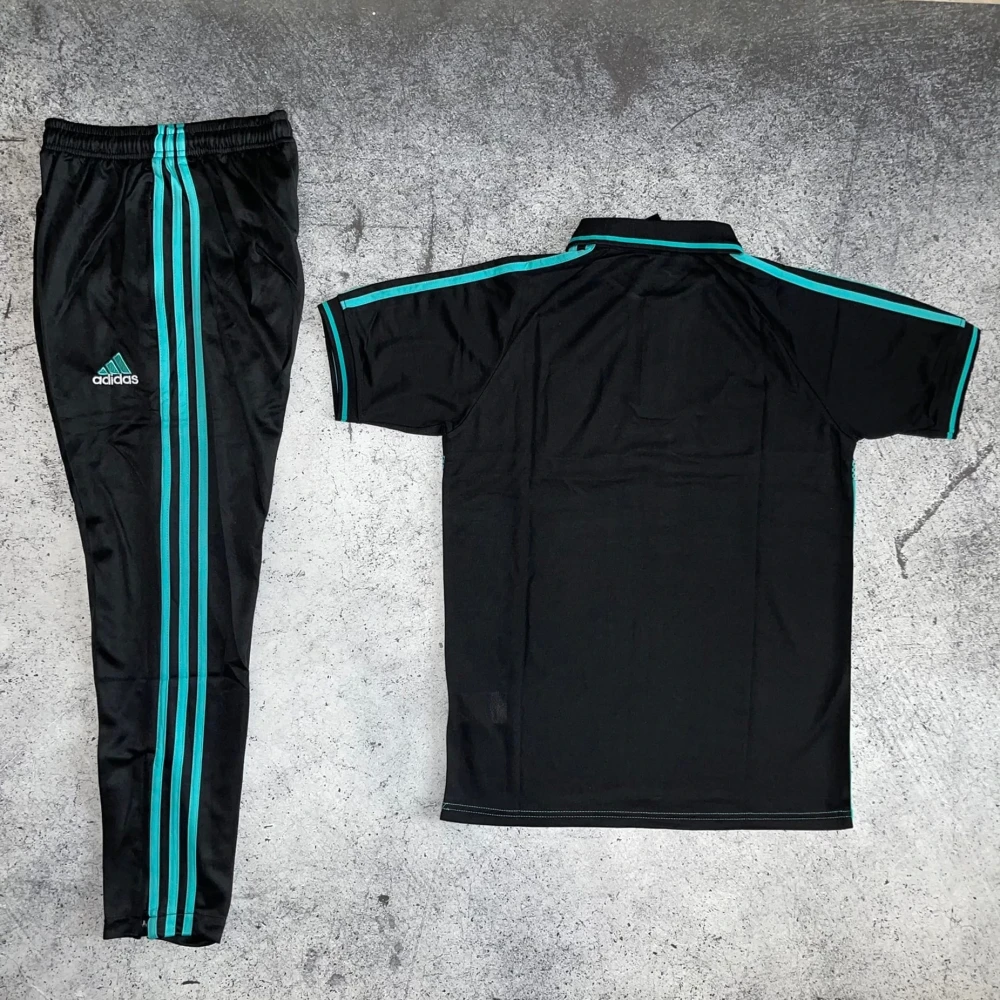 Костюм поло Real Madrid black/green #2