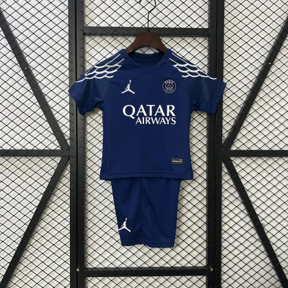Детская футбольная форма PSG Third 24/25 navy/white