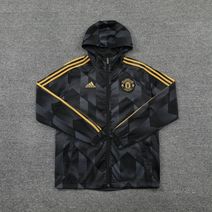 Ветровка Man United 23/24 black/yellow