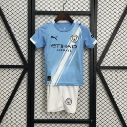 Детская футбольная форма Man City Home 25/26 blue #1