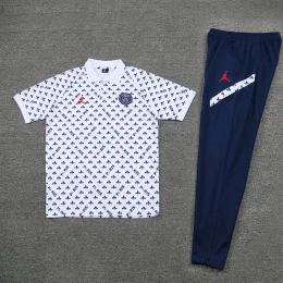 Костюм поло PSG J white/navy #1