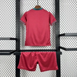 Детская футбольная форма Portugal Home 26/27 red #2