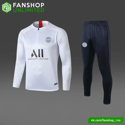 Костюм PSG white/navy