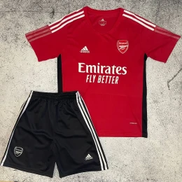 Футбольная форма Arsenal Third 21/22 red/black #1