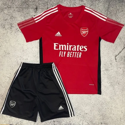 Футбольная форма Arsenal Third 21/22 red/black