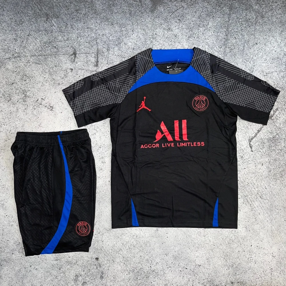 Футбольная форма PSG J Training black/blue #1