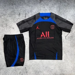 Футбольная форма PSG J Training black/blue #1