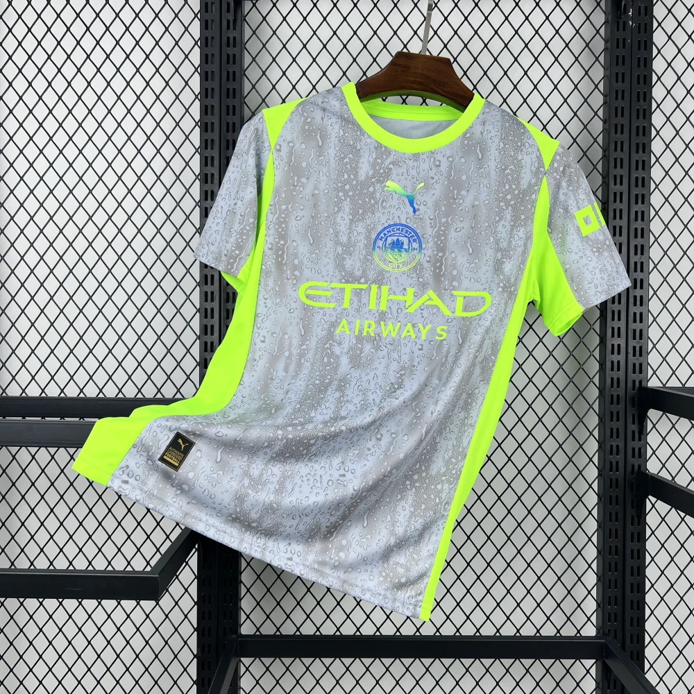 Футболка Man City Third 25/26 Top grey #1