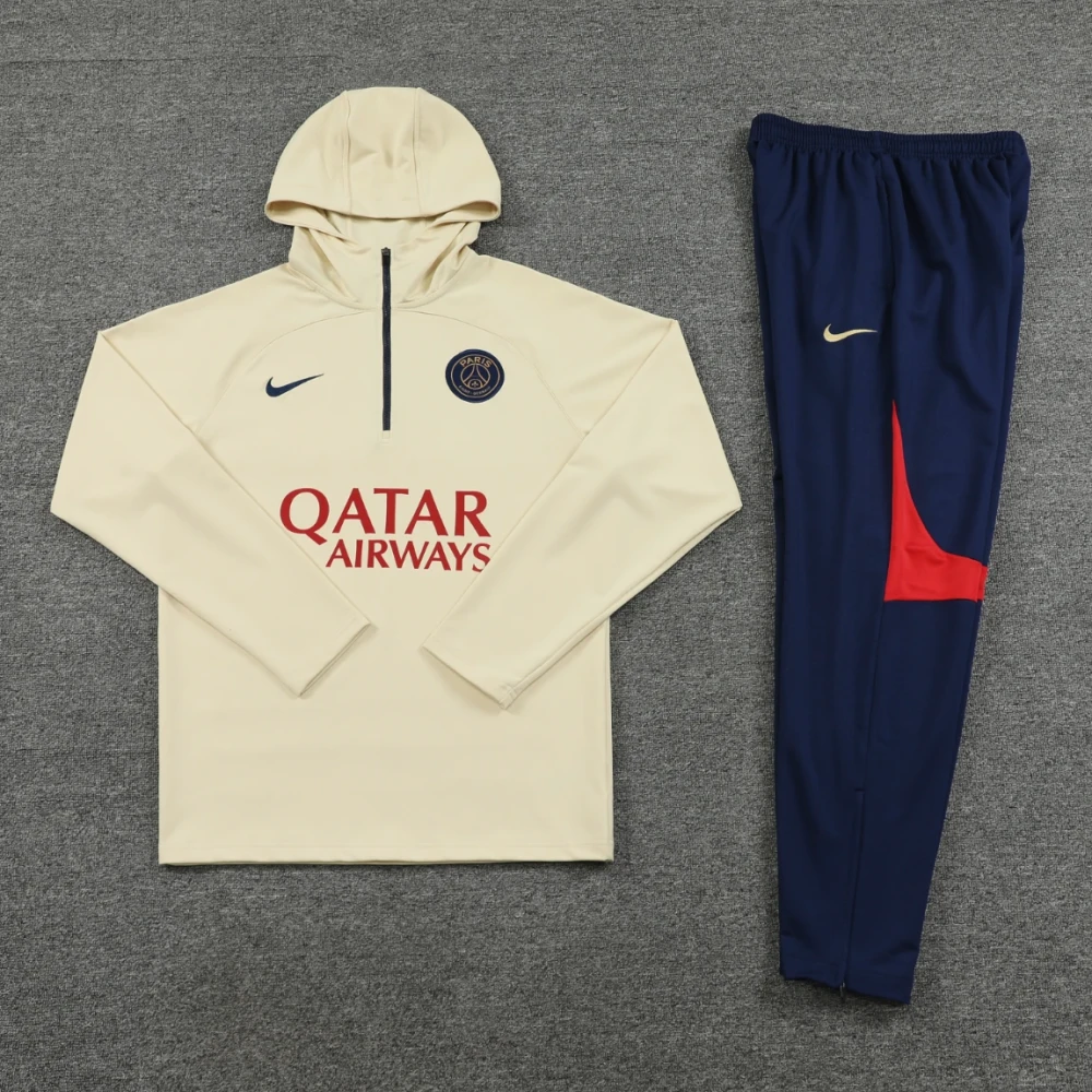 Костюм худи PSG biege/navy #1