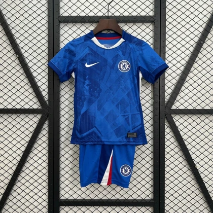 Детская футбольная форма Chelsea Home 25/26 blue