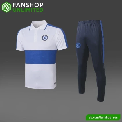 Костюм поло Chelsea white/navy