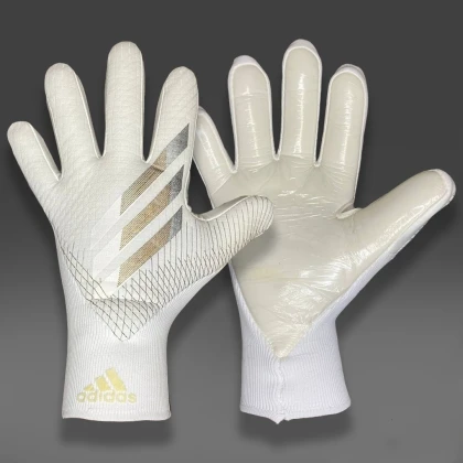 Вратарские перчатки Adidas white/gold