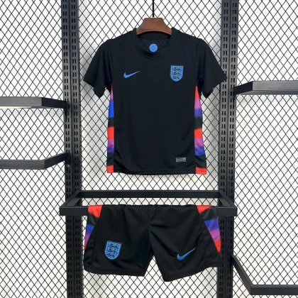 Детская футбольная форма England Away 25/26 black
