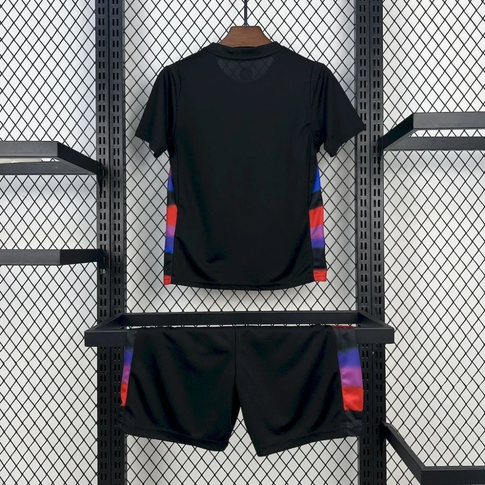 Детская футбольная форма England Away 25/26 black #2