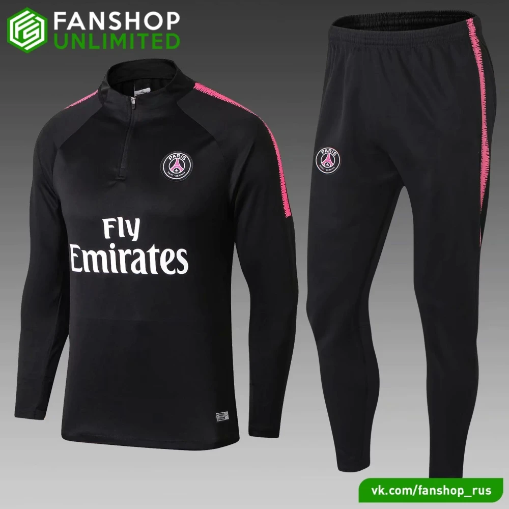 Костюм PSG black/pink #1