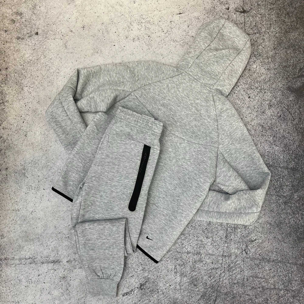 Костюм Nike Tech Fleece zip logo grey #3