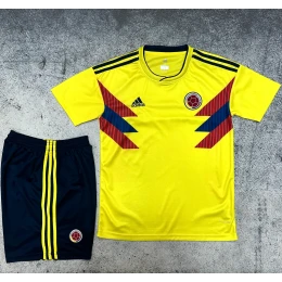 Футбольная форма Colombia 17/18 Home yellow/black #1