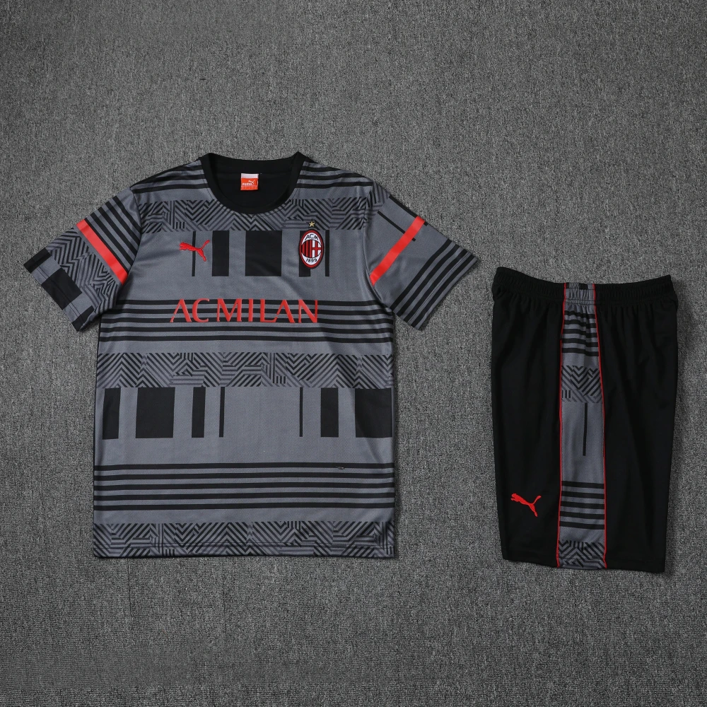 Футбольная форма Milan Training grey/black #1