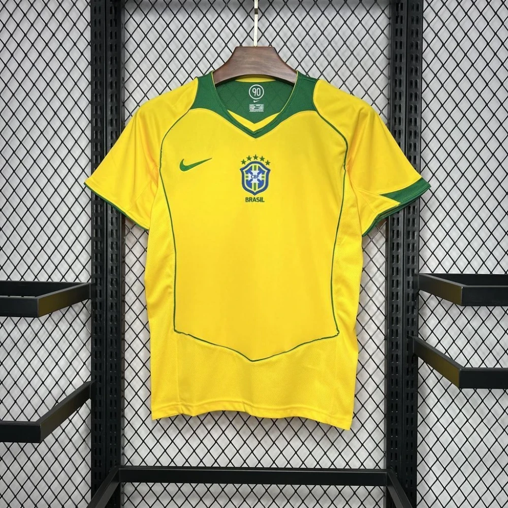 Футболка Brazil Retro Home yellow #3