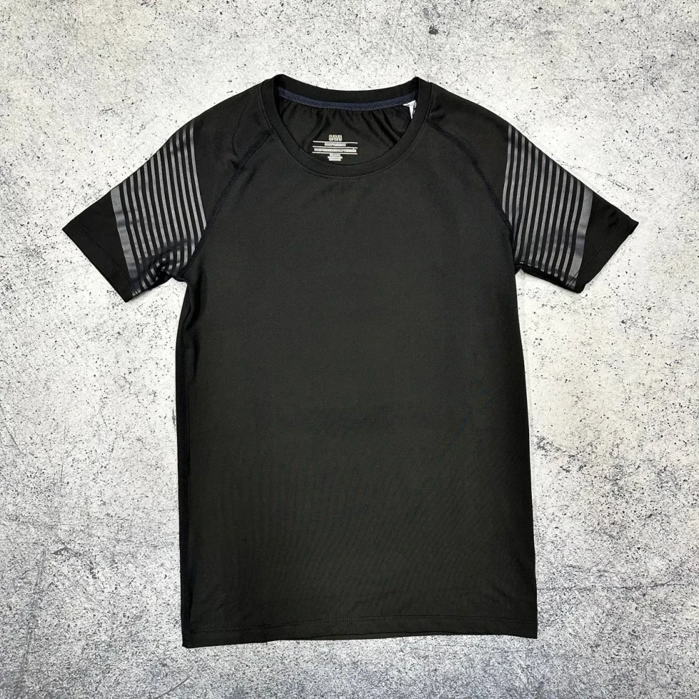 Термо футболка rainbow SS black #6