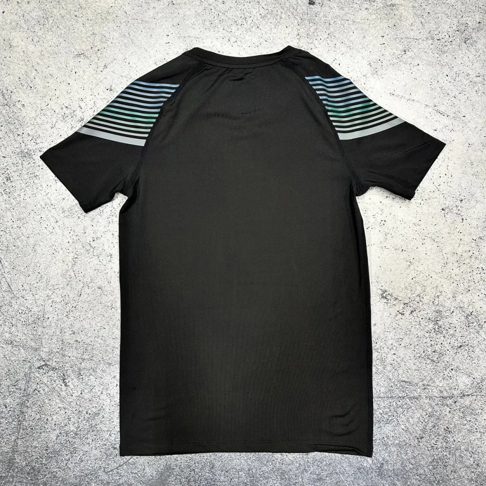 Термо футболка rainbow SS black #4