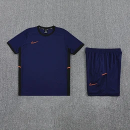 Футбольная форма Nike navy/orange #4