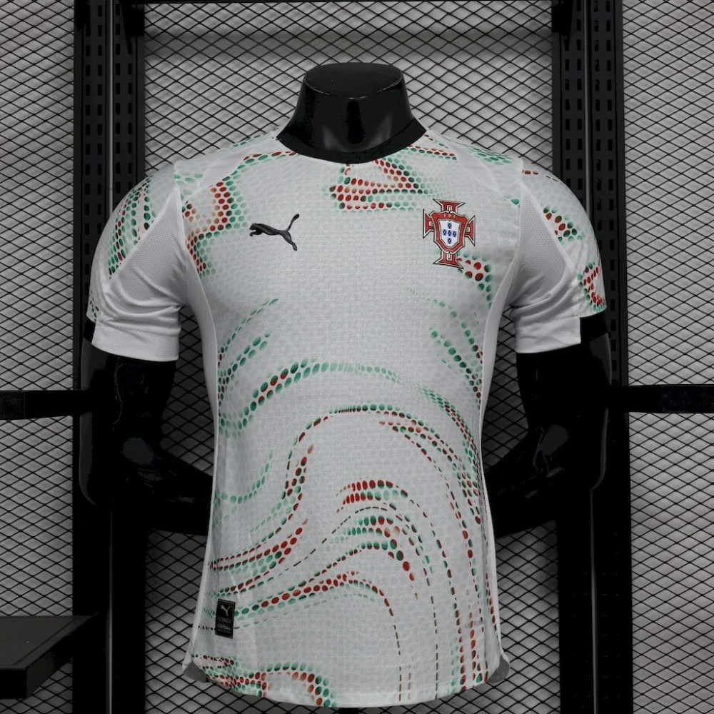 Футболка Portugal 25 Away Top white #1