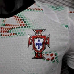 Футболка Portugal 25 Away Top white #4