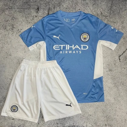 Футбольная форма Man City Home 21/22 blue/white