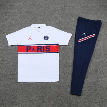 Костюм поло PSG J logo white/navy