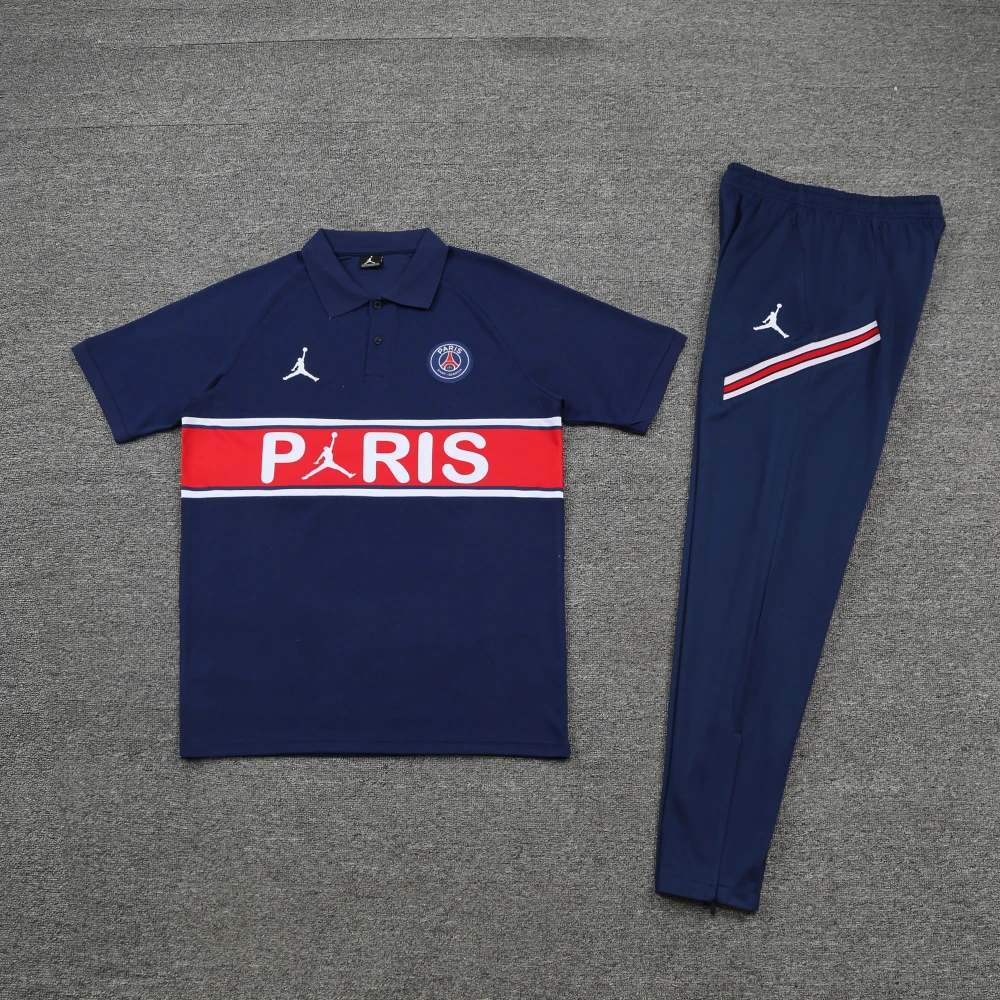 Костюм поло PSG J logo navy/red #1
