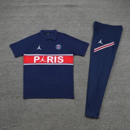 Костюм поло PSG J logo navy/red #1
