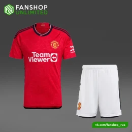 Футбольная форма Man United Home 23/24 red/white #1