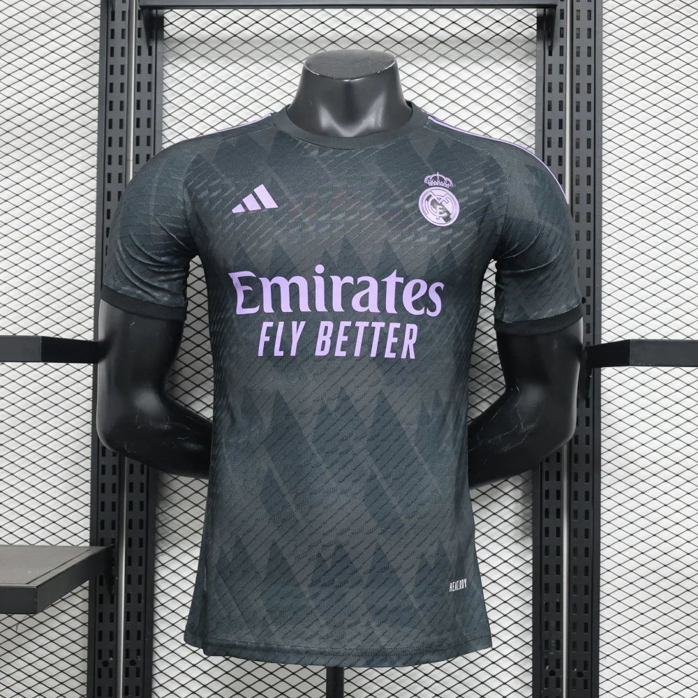Футболка Real Madrid Third 24/25 Top black/violet #1