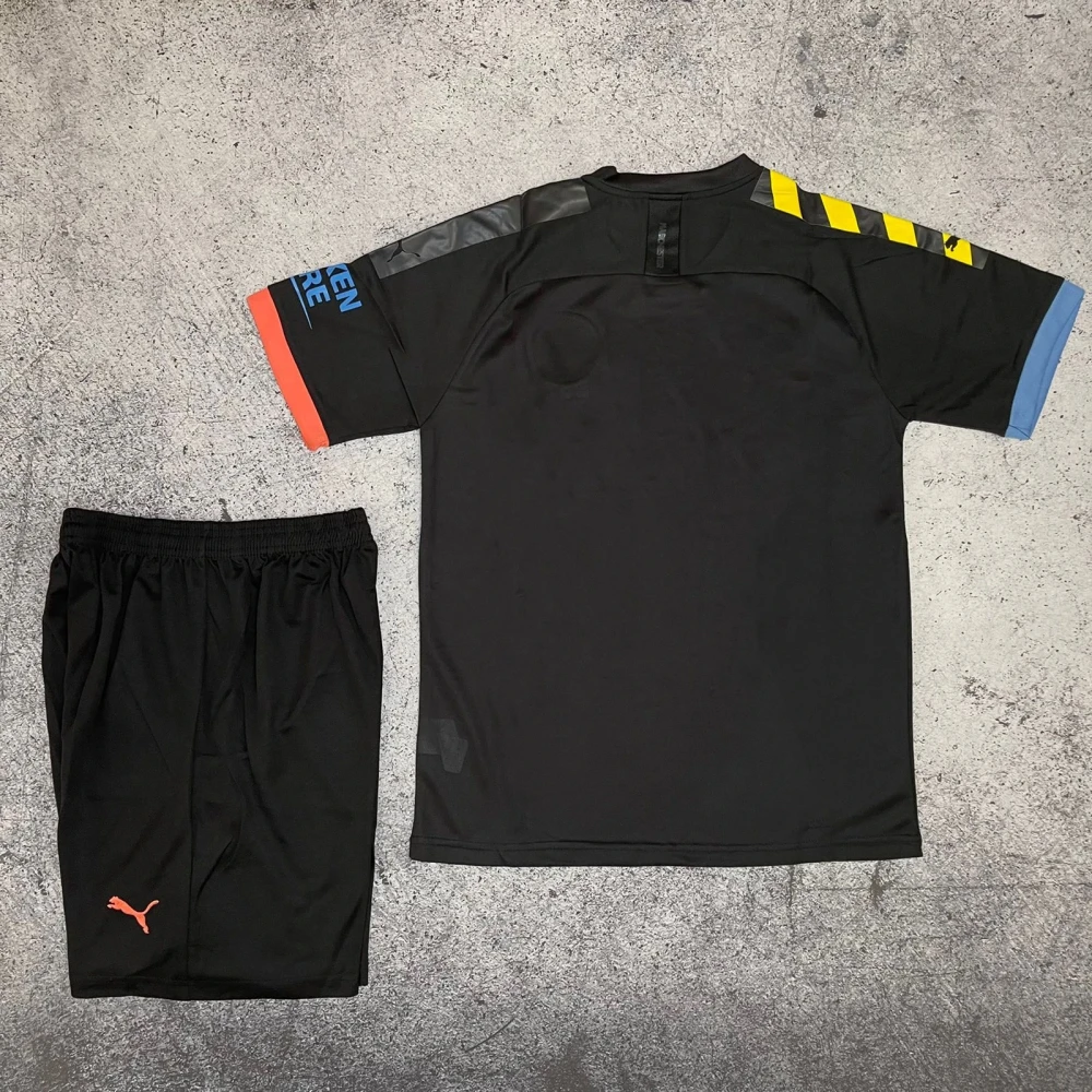Футбольная форма Man City Away 19/20 black #2