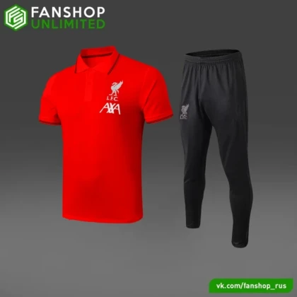 Костюм поло Liverpool red/black