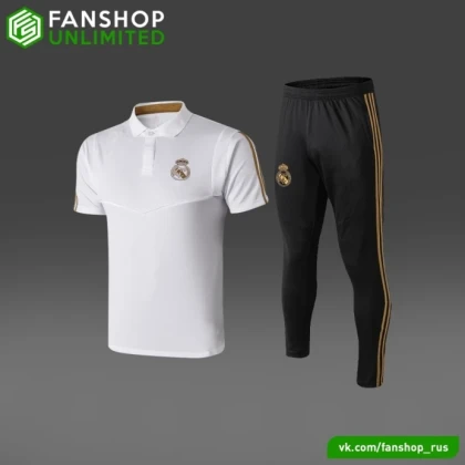 Костюм поло Real Madrid white/black