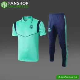 Костюм поло Real Madrid green/navy #1