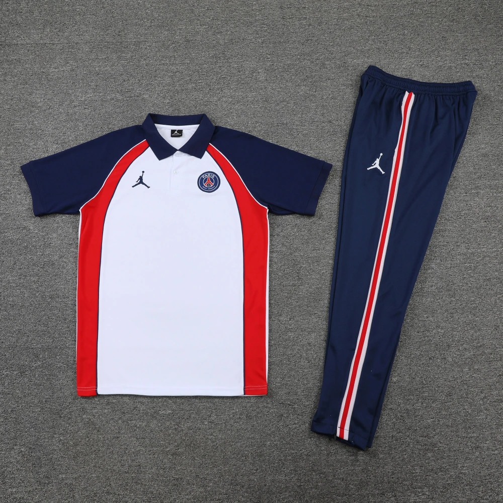 Костюм поло PSG J white/red #1