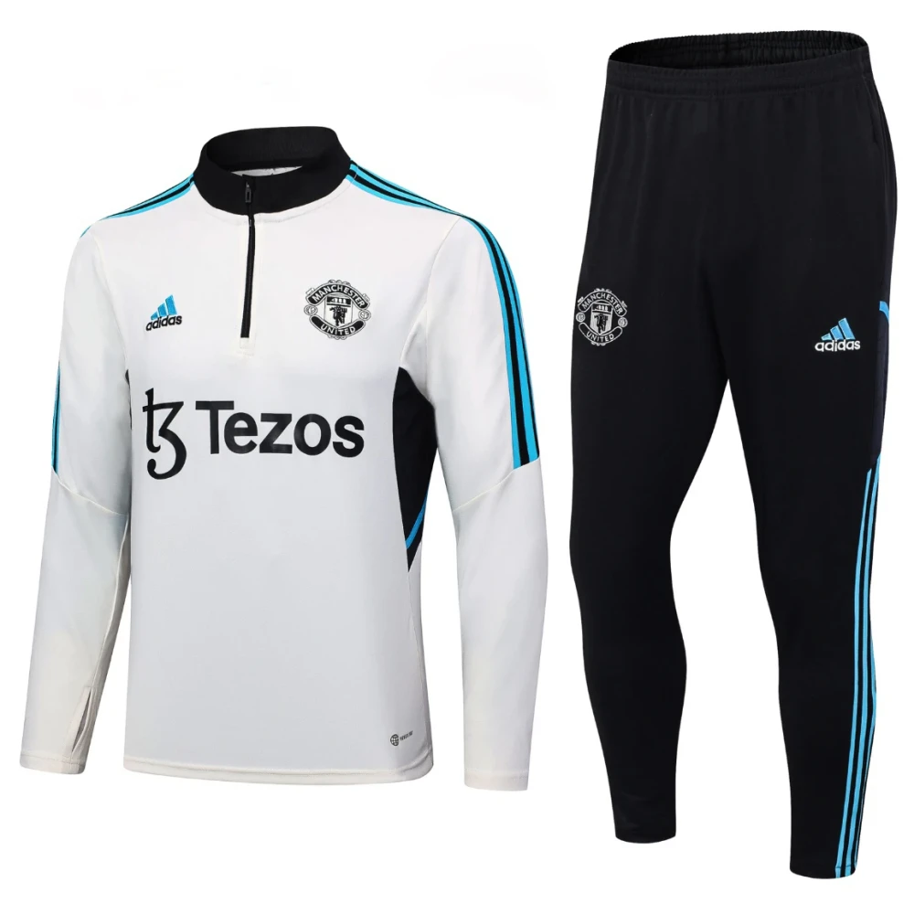 Детский костюм Manchester United 23/24 white/black #1