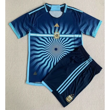 Детская футбольная форма Argentina 23/24 navy/blue
