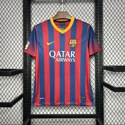 Футболка Barcelona Retro Home blue/red