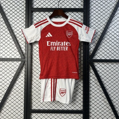 Детская футбольная форма Arsenal Home 25/26 red