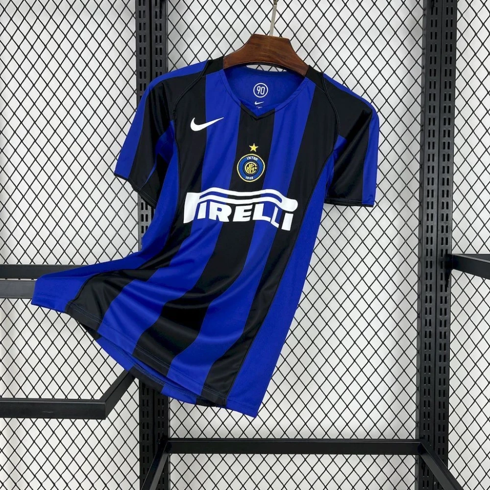 Футболка Inter Retro Home blue/black #1
